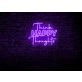 Think Happy Thoughts LED Neon Sign