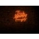 Think Happy Thoughts LED Neon Sign