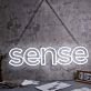 Sense White LED Neon Sign