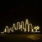 Sky Line Los Angeles Neon Sign