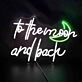 To The Moon  and Back LED Neon Sign