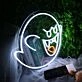 Boo Cute Ghost Halloween Neon Sign