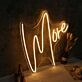 More Yellow LED Neon Sign