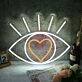 Shining Eye In Love Neon Sign