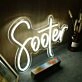 Sooter Yellow Neon Sign