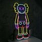 The KAWS Standing Model Neon Sign