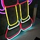 The KAWS Standing Model Neon Sign