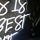 This Is The Best Part White Neon Sign