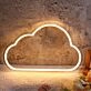 Cloud Shape Yellow LED Neon Sign