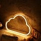 Cloud Shape Yellow LED Neon Sign