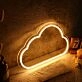 Cloud Shape Yellow LED Neon Sign