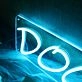 Doop Blue Neon Sign