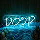 Doop Blue Neon Sign