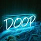 Doop Blue Neon Sign