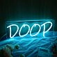 Doop Blue Neon Sign
