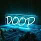 Doop Blue Neon Sign