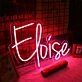 Eloise Red Neon Sign