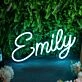 Emily Blue LED Neon Sign