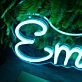 Emily Blue LED Neon Sign