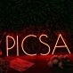 PLCSA Red Neon Sign
