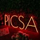 PLCSA Red Neon Sign