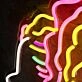 Colorful Brainstorming Neon Sign