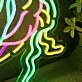 Colorful Brainstorming Neon Sign