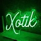 Xotik Green Neon Sign