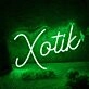 Xotik Green Neon Sign