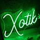 Xotik Green Neon Sign