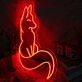 Fox Red LED Neon Sign