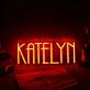 Katelym Red Neon Sign