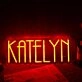 Katelym Red Neon Sign
