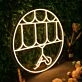 Abstract Geometric Circle Neon Sign