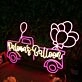 Palowa's Balloon Car Neon Sign from 30inch