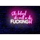She Believed She Could So She Did LED Neon Sign