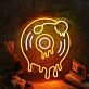 Melting Turntable Neon Sign