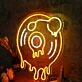 Melting Turntable Neon Sign