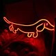 Sausage Dog Red Neon Sign