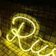 Russell Yellow Neon Sign
