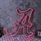 Capital Letter A Red Neon Sign