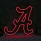 Capital Letter A Red Neon Sign