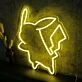 Pokemon Pikachu Silhouette Neon Sign