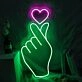 Korean Love Green Neon Sign