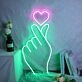 Korean Love Green Neon Sign