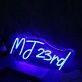 MJ 23rd BLue Neon Sign