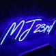 MJ 23rd BLue Neon Sign