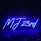 MJ 23rd BLue Neon Sign