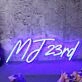 MJ 23rd BLue Neon Sign