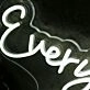 Everything Brows White Neon Sign